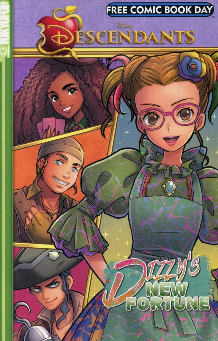 DISNEY DESCENDANTS DIZZYS NEW FORTUNE FCBD UNSTAMPED 2019 MARVEL COMCS