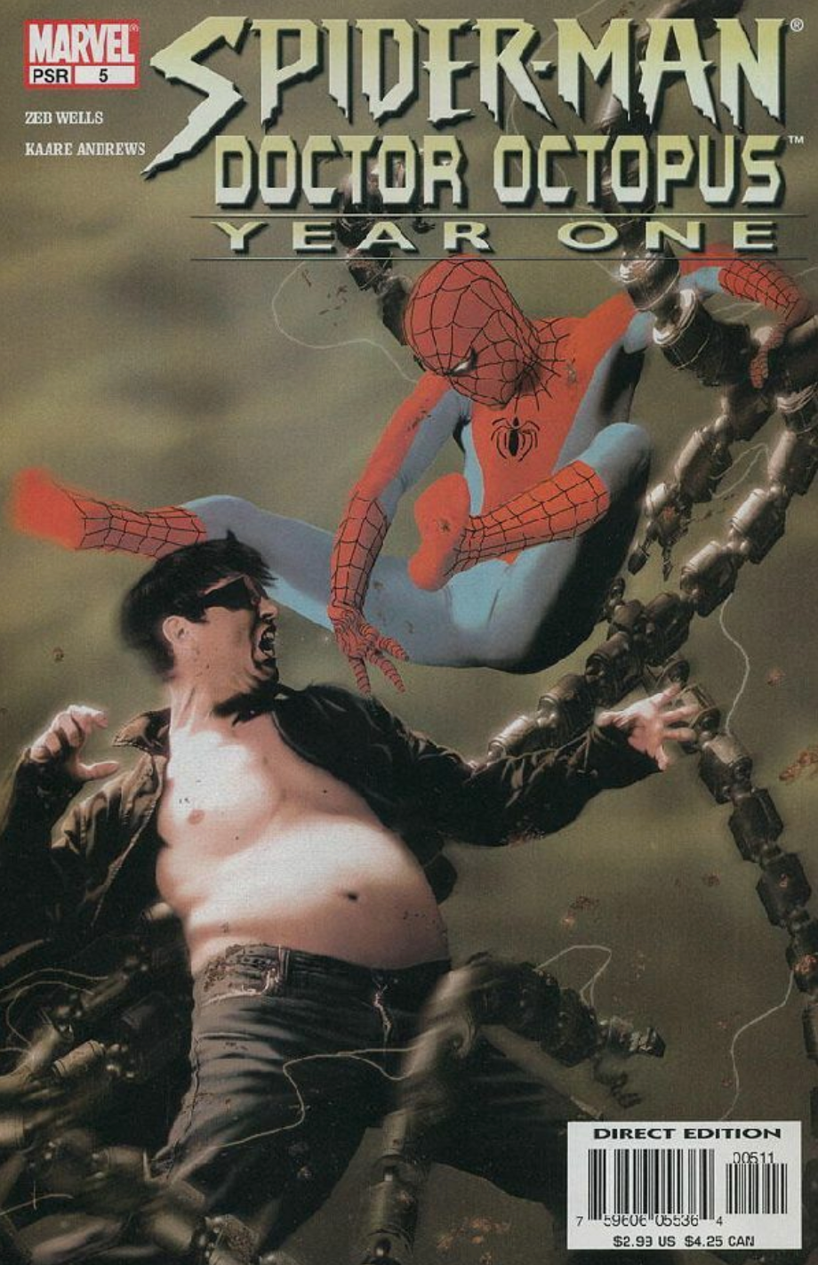 SPIDER-MAN DOCTOR OCTOPUS YEAR ONE #5 (Of 5) 2004 Spider-Man MARVEL COMICS
