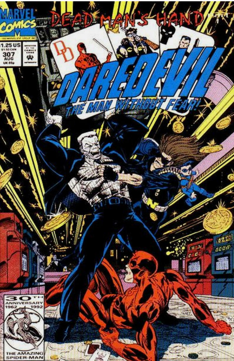 DAREDEVIL #307 1992 Daredevil MARVEL COMCS