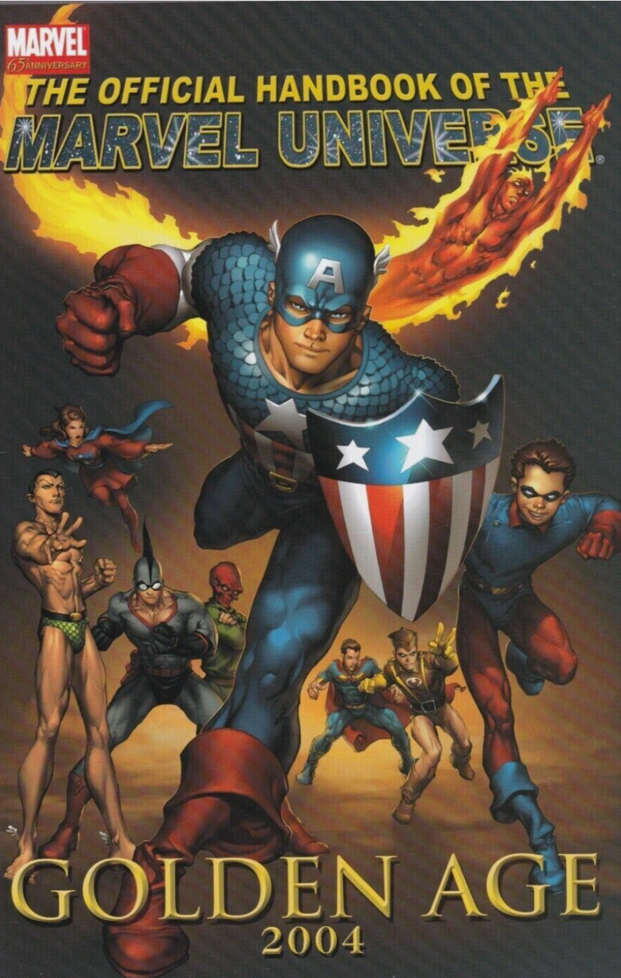 OFFICIAL HANDBOOK MARVEL UNIVERSE GOLDEN AGE MARVEL 2004 Avengers MARVEL COMCS