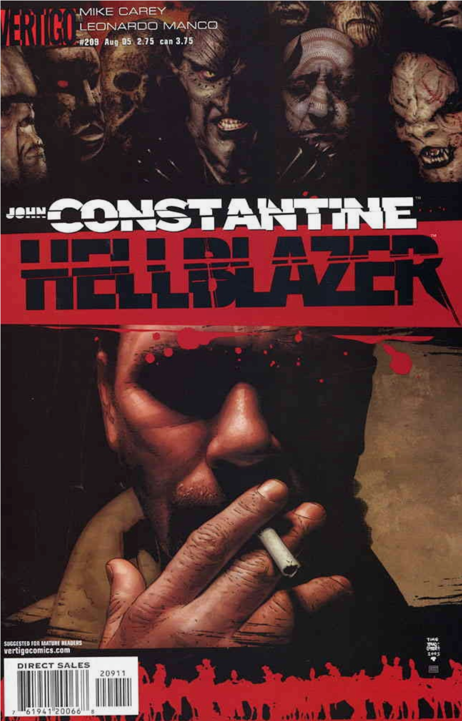 HELLBLAZER #209 2005 Hellblazer DC COMICS