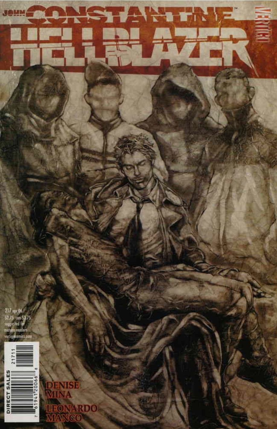 HELLBLAZER #217 LA PIETA HOMAGE 2006 Hellblazer DC COMICS