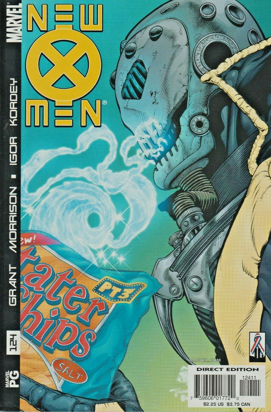 NEW X-MEN #124 2002 (1ST APP PLUTONIA) New X-Men MARVEL COMCS