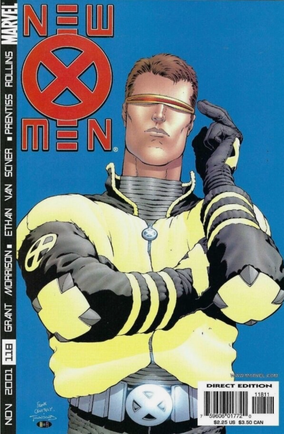 NEW X-MEN #118 2001 CYCLOPS (1ST APP STEPFORD CUCKOOS) New X-Men MARVEL COMCS