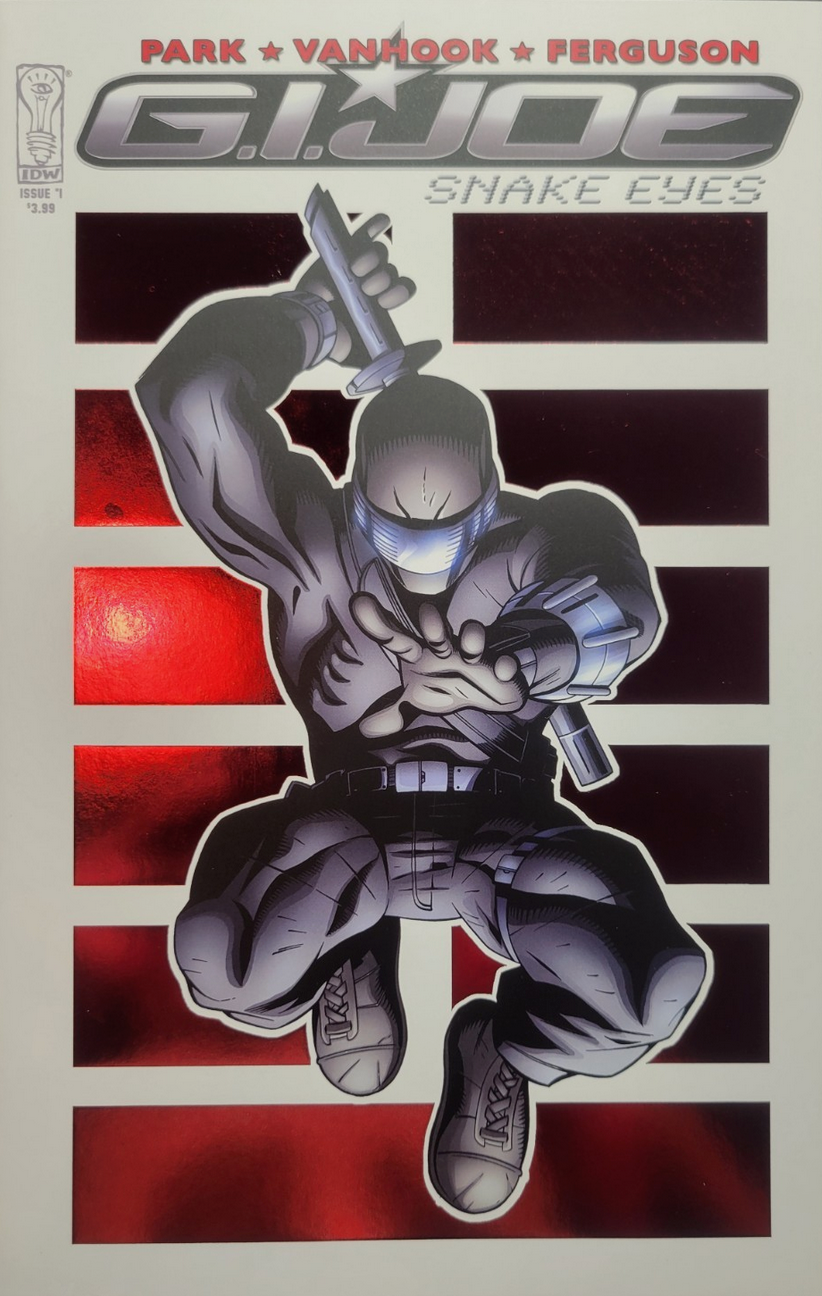 GI JOE SNAKE EYES #1 RED FOIL 2009 GI Joe IDW PUBLISHING
