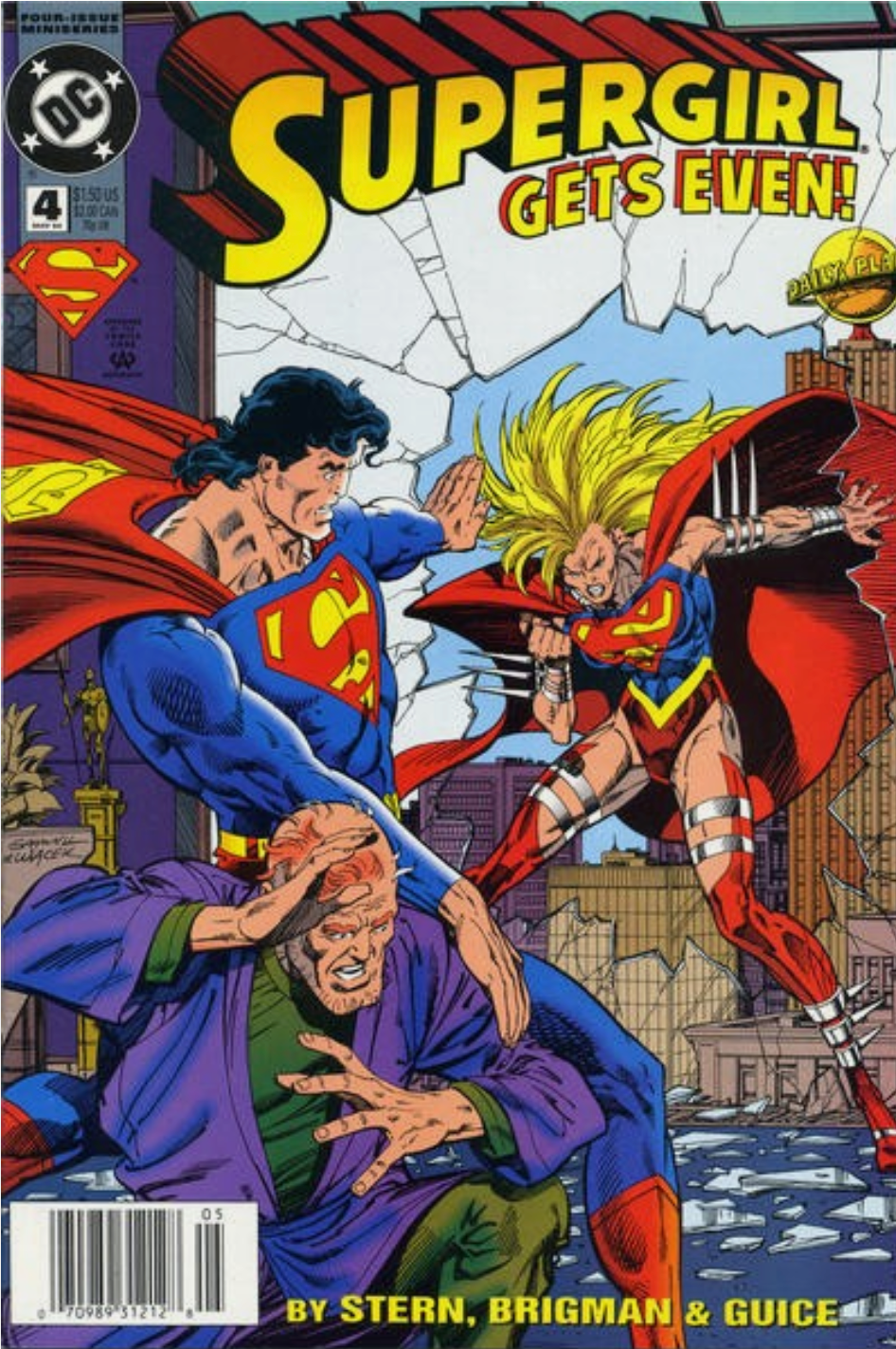 SUPERGIRL #4 1994 NEWSSTAND Supergirl DC COMICS