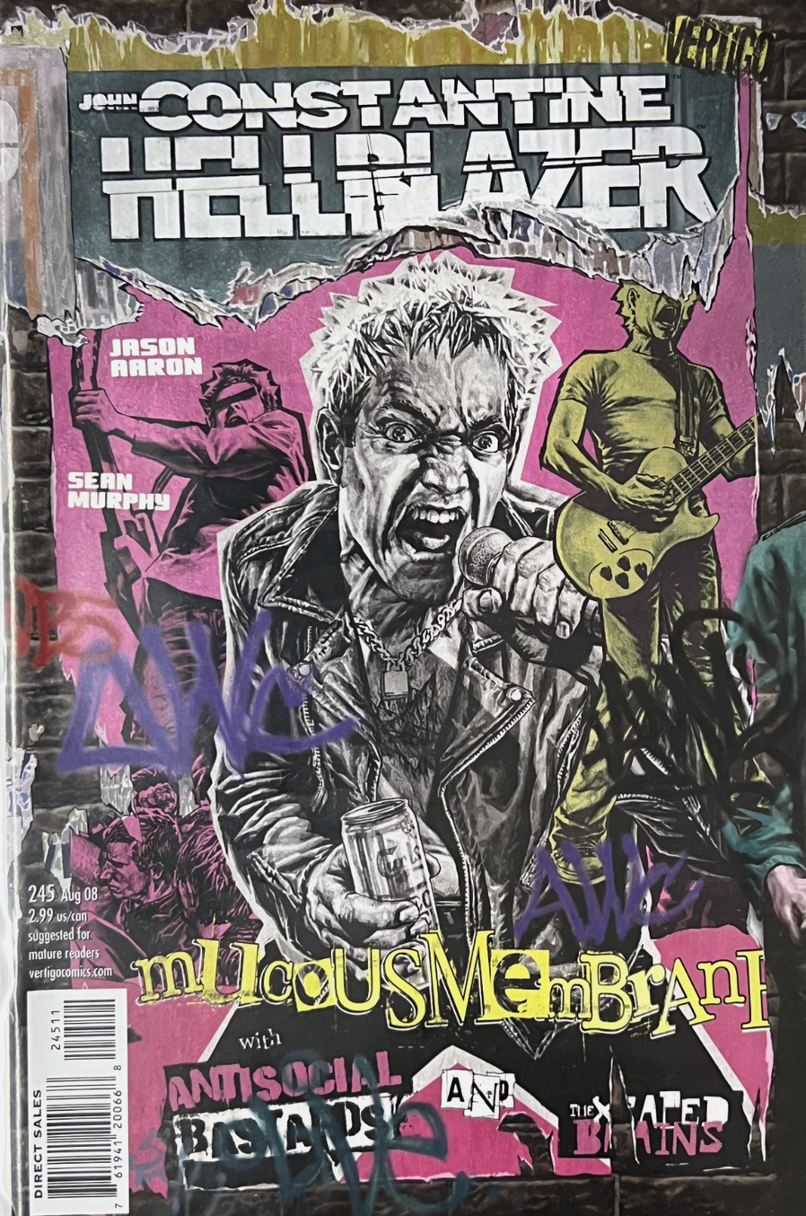 HELLBLAZER #245 2008 Hellblazer DC COMICS
