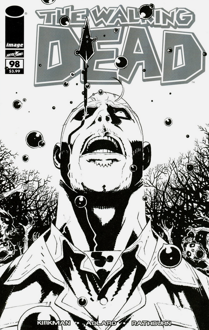 WALKING DEAD #98 15TH ANNIVERSARY CRAIG B&W VARIANT 2018 Walking Dead IMAGE COMICS