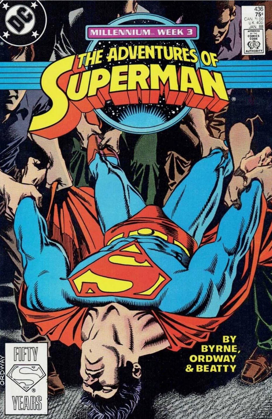 ADVENTURES OF SUPERMAN #436 1988 Superman DC COMCS
