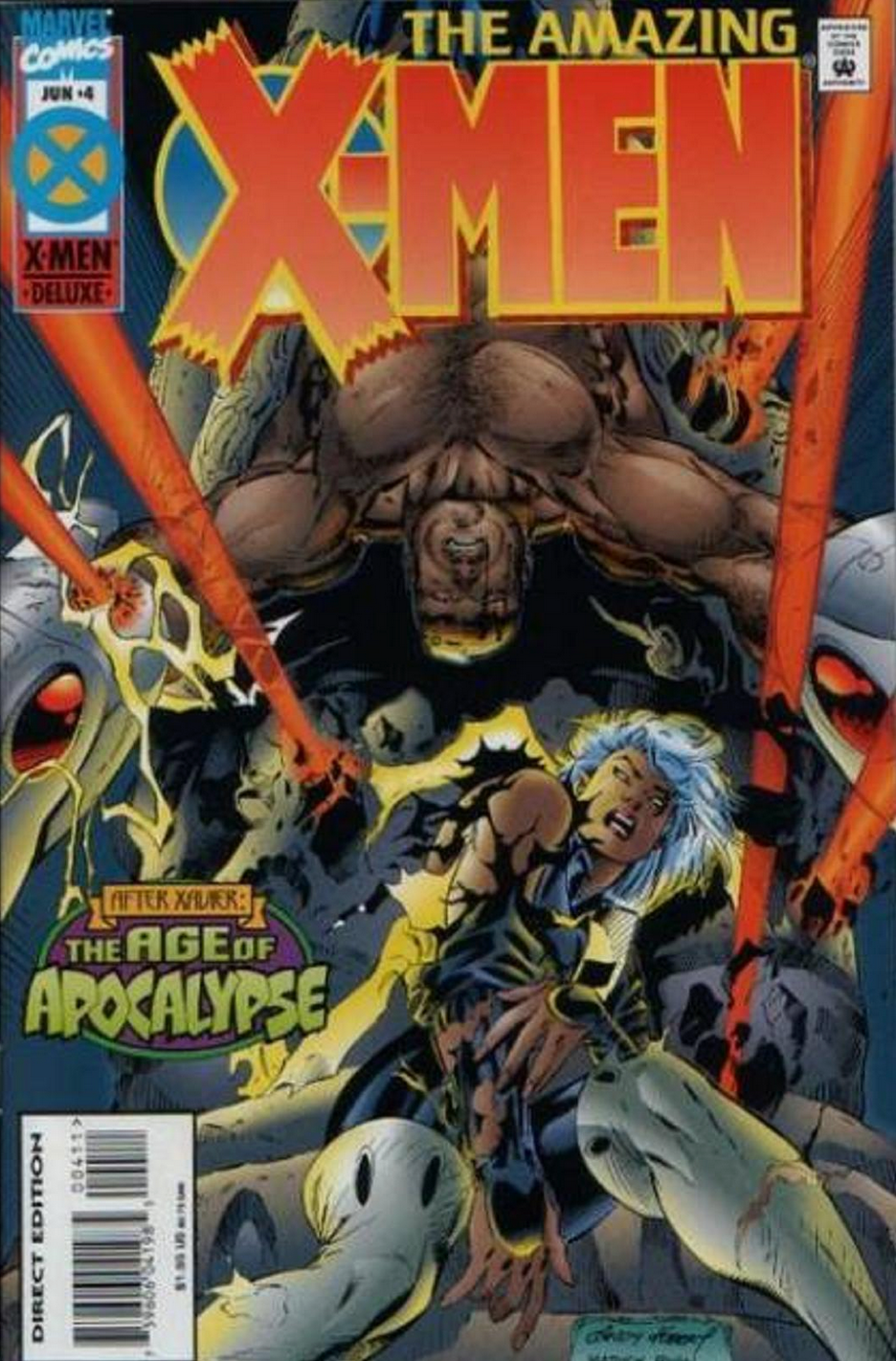 AMAZING X-MEN #4 DELUXE AGE OF APOCALYPSE 1995 X-Men MARVEL COMCS