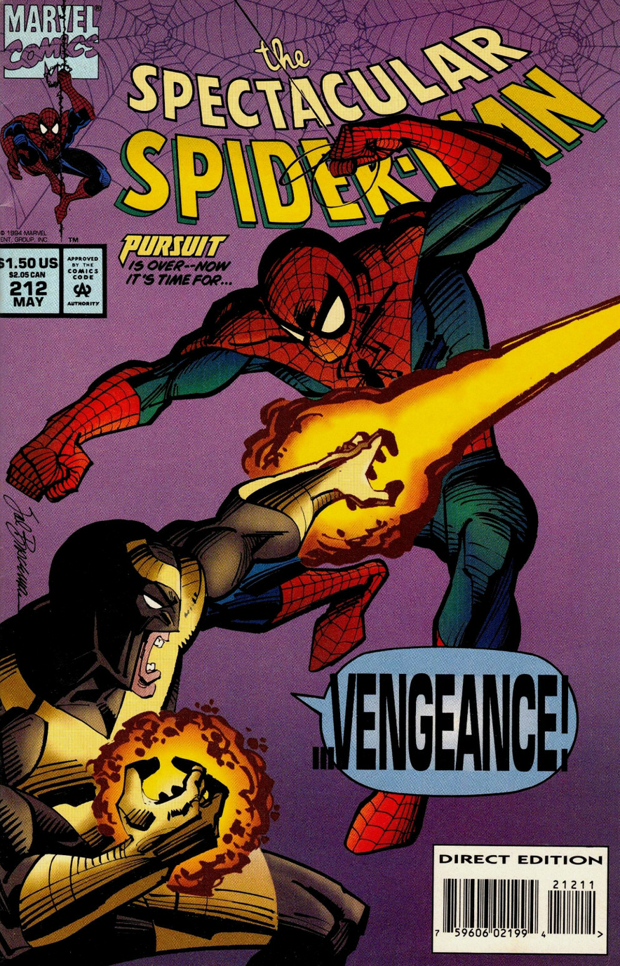 SPECTACULAR SPIDER-MAN #212 1994