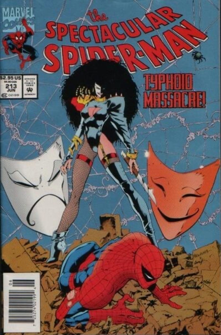 SPECTACULAR SPIDER-MAN #213 1994 NEWSSTAND