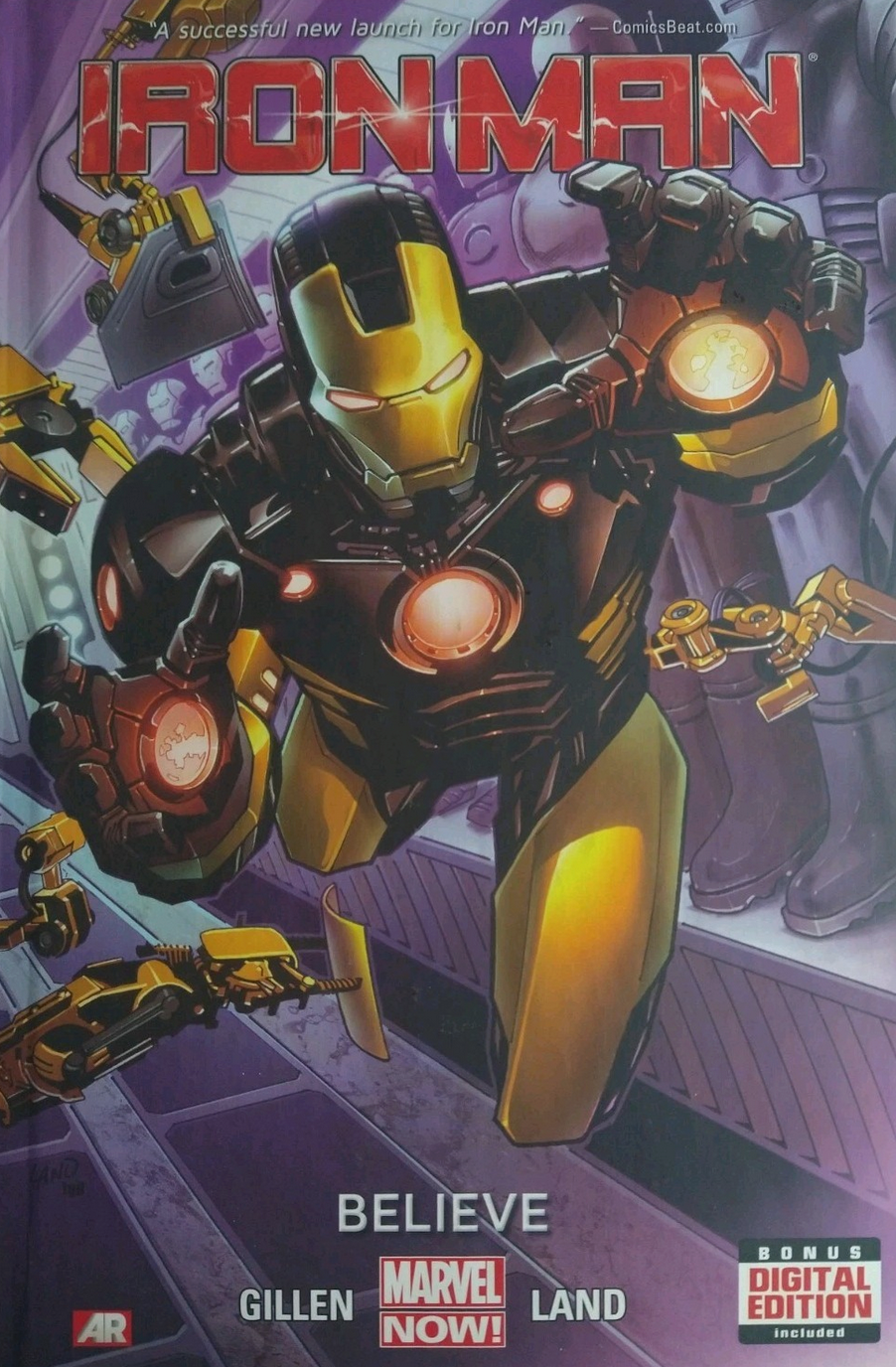 IRON MAN PREMIERE BELIEVE VOL 1 HC HARDCOVER Iron Man MARVEL COMICS