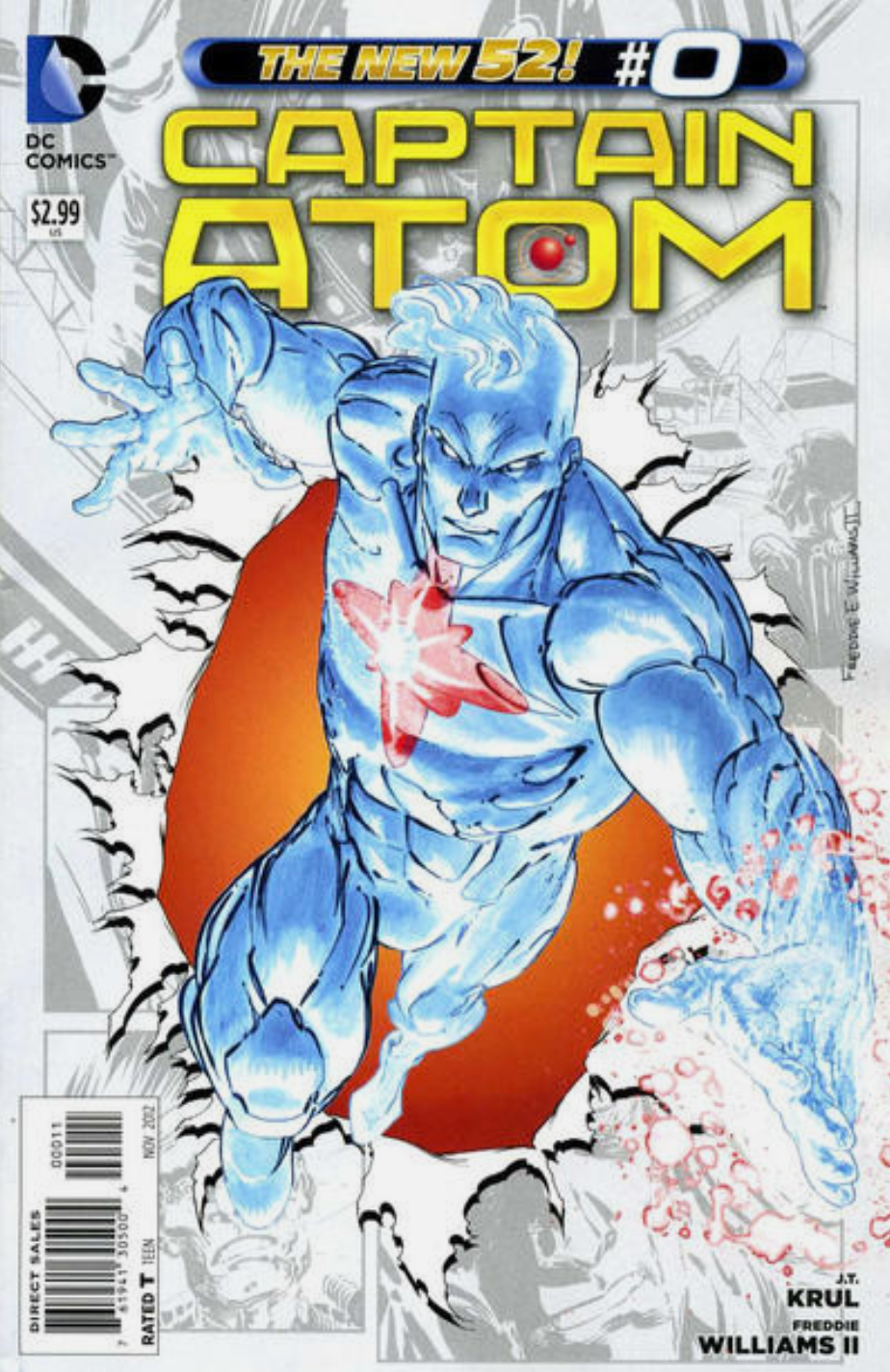 CAPTAIN ATOM #0 NEW 52 2011 DC Comics