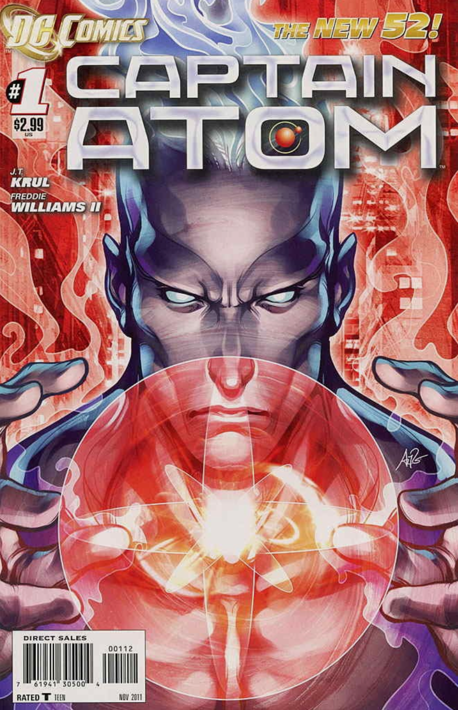 CAPTAIN ATOM #1 NEW 52 2011 ARTGERM COVER 2ND PRINT