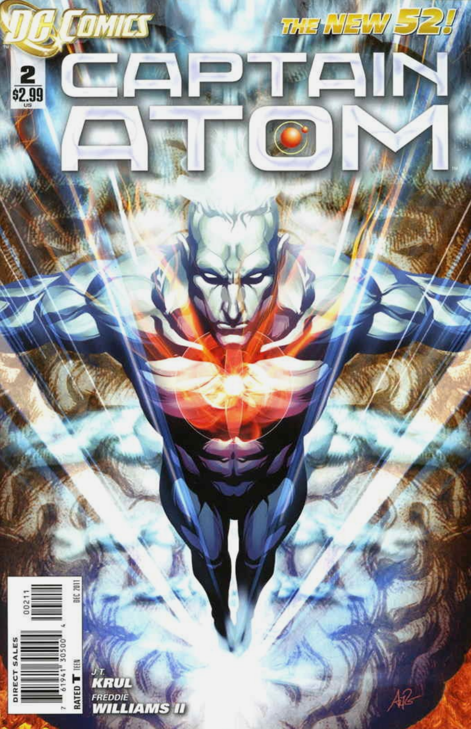 CAPTAIN ATOM #2 NEW 52 2011 ARTGERM COVER