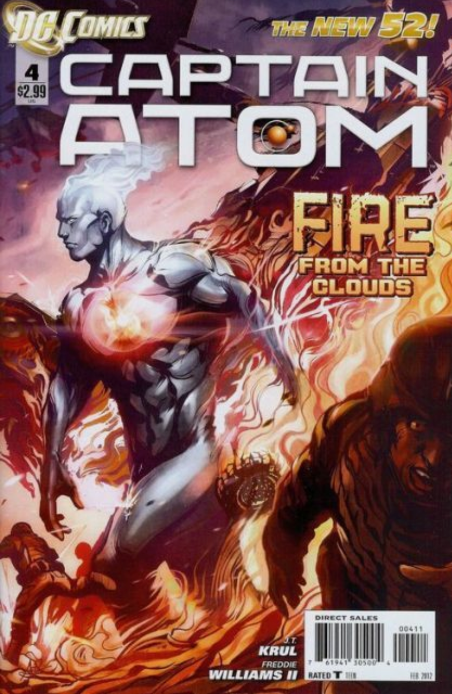 CAPTAIN ATOM #4 NEW 52 2011 ARTGERM COVER