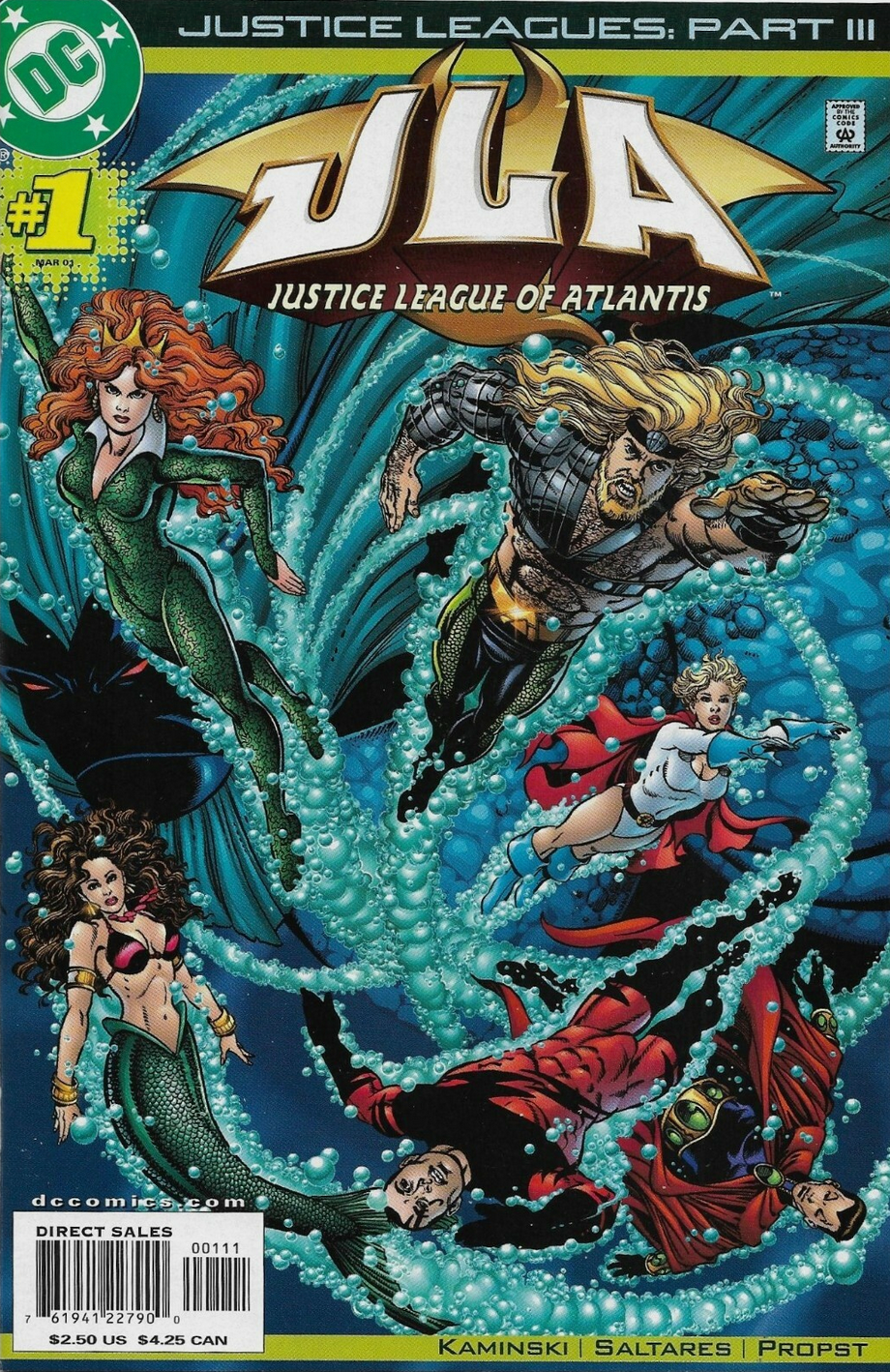JUSTICE LEAGUES JUSTICE LEAGUE OF ATLANTIS #1 2001
