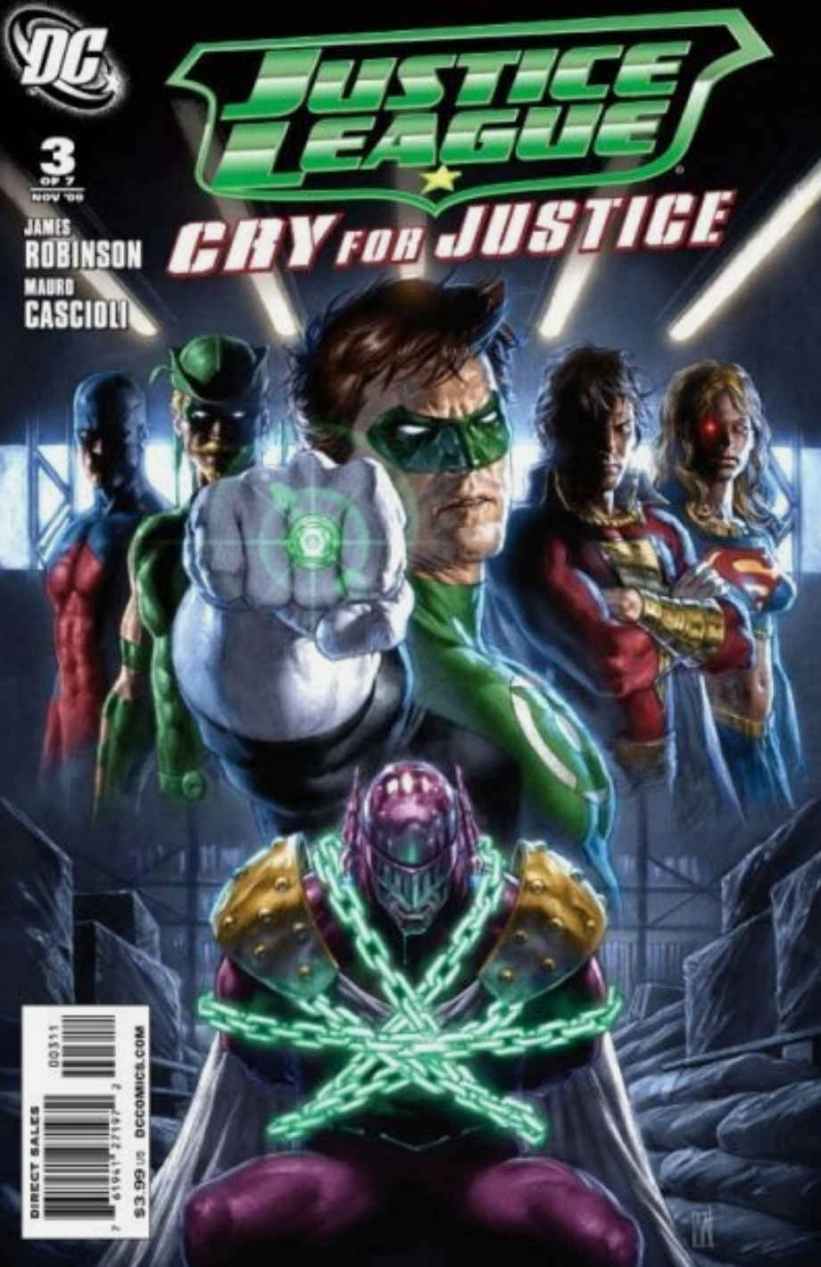 JUSTICE LEAGUE CRY FOR JUSTICE #3 (OF 7) 2009