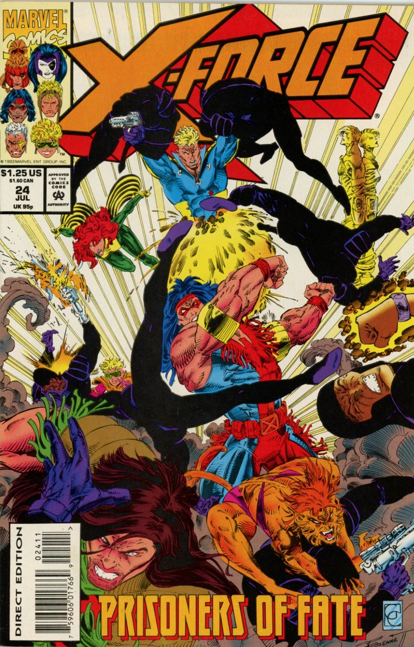 X-FORCE #24 1993 X-Force MARVEL COMCS