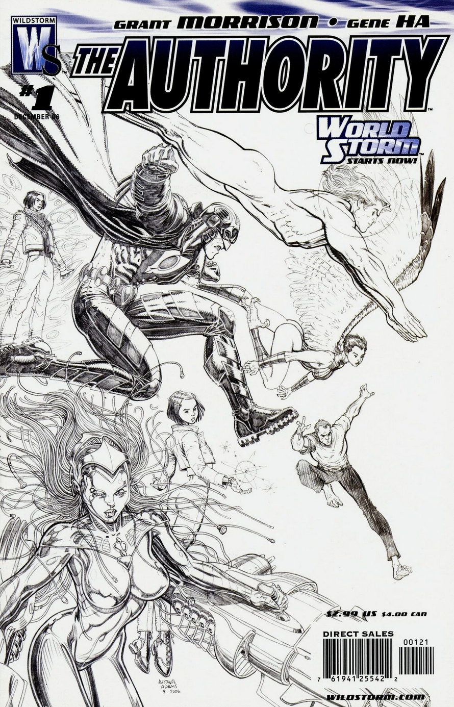 AUTHORITY #1 ART ADAMS 1:50 SKETCH VARIANT 2006