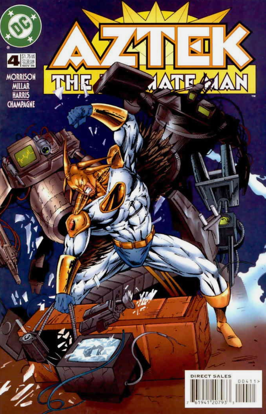 AZTEK THE ULTIMATE MAN #4 1996