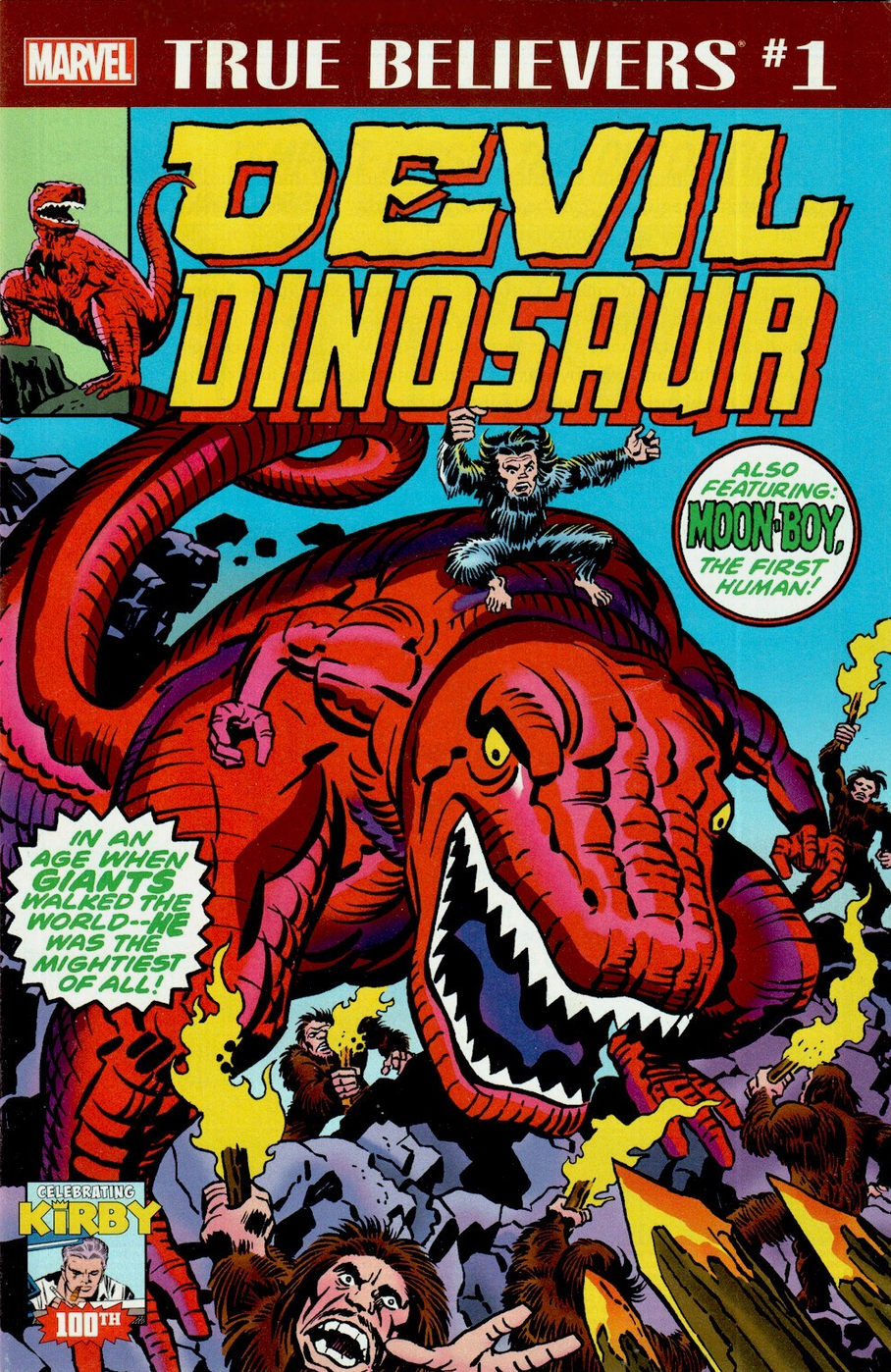 TRUBE BELIEVERS KIRBY 100TH DEVIL DINOSAUR #1 2017