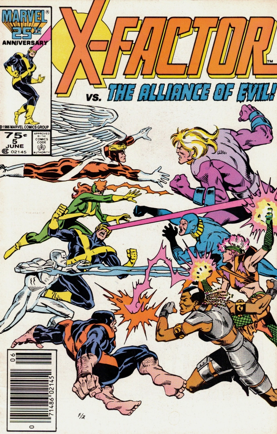 X-FACTOR #5 1986 (1ST CAMEO APOCALYPSE) NEWSSTAND