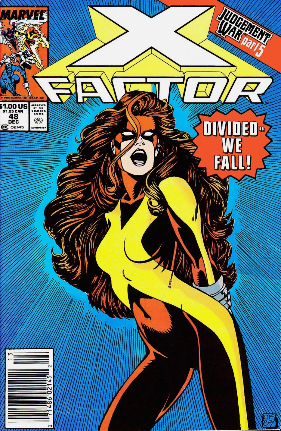 X-FACTOR #48 1989 NEWSSTAND X-Factor MARVEL COMICS