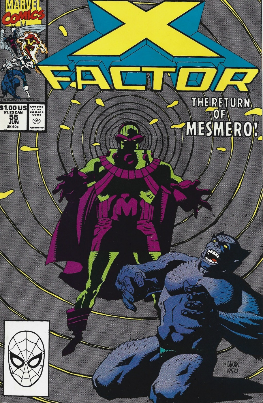 X-FACTOR #55 1990 X-Factor MARVEL COMICS