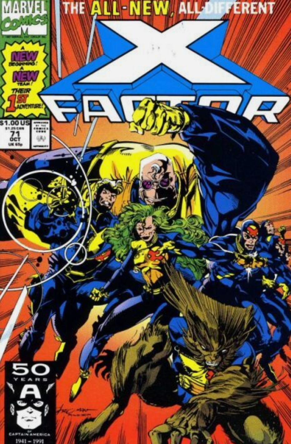 X-FACTOR #71 1991 X-Factor MARVEL COMICS