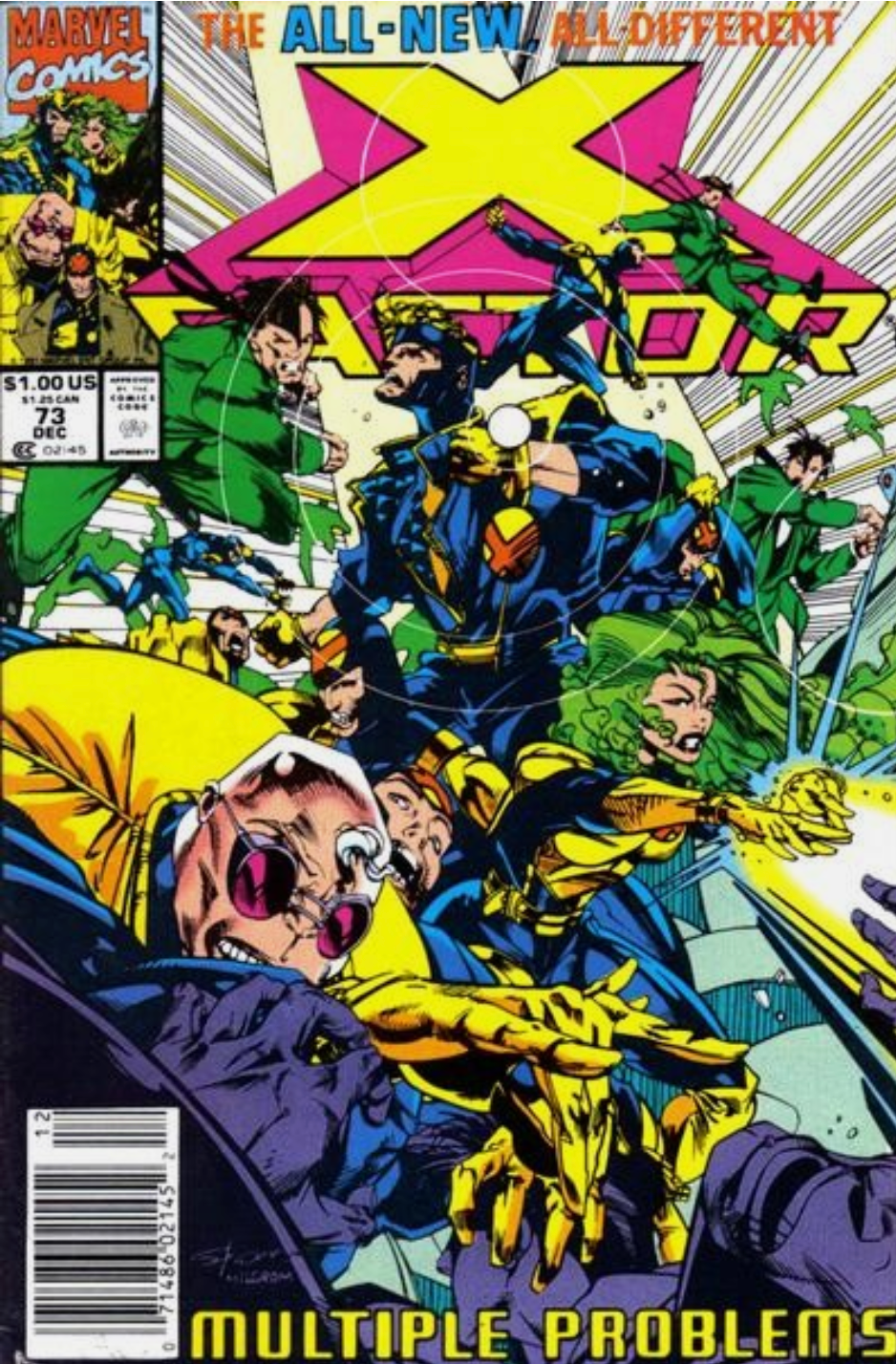 X-FACTOR #73 1991 NEWSSTAND X-Factor MARVEL COMICS