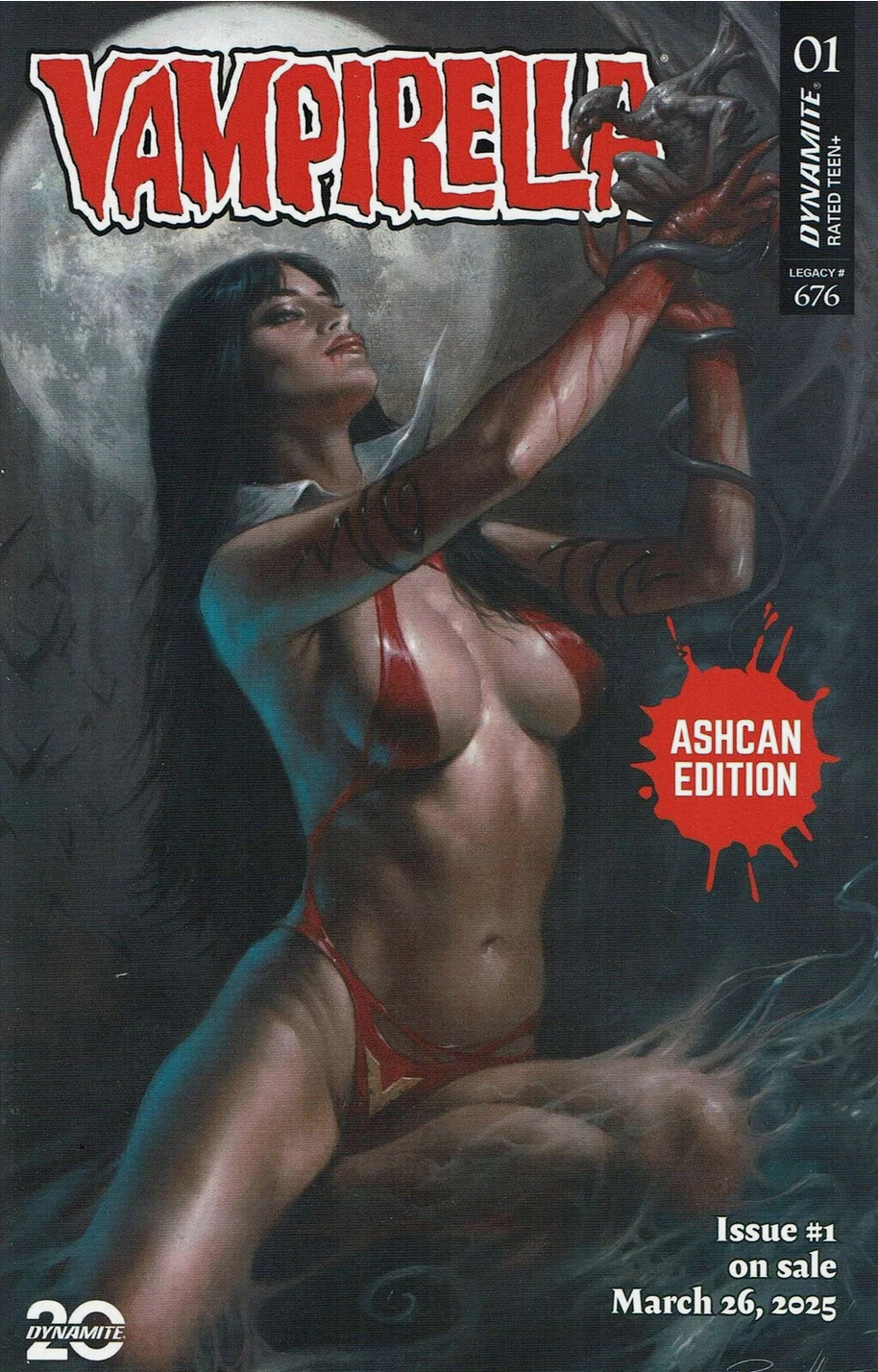 VAMPIRELLA #1 #676 ASHCAN PARRILLO 2025