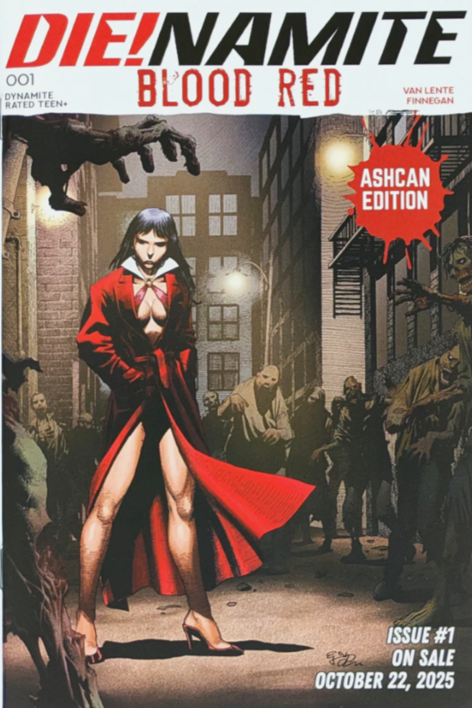 DIE!NAMITE BLOOD RED #1 ASHCAN 2025