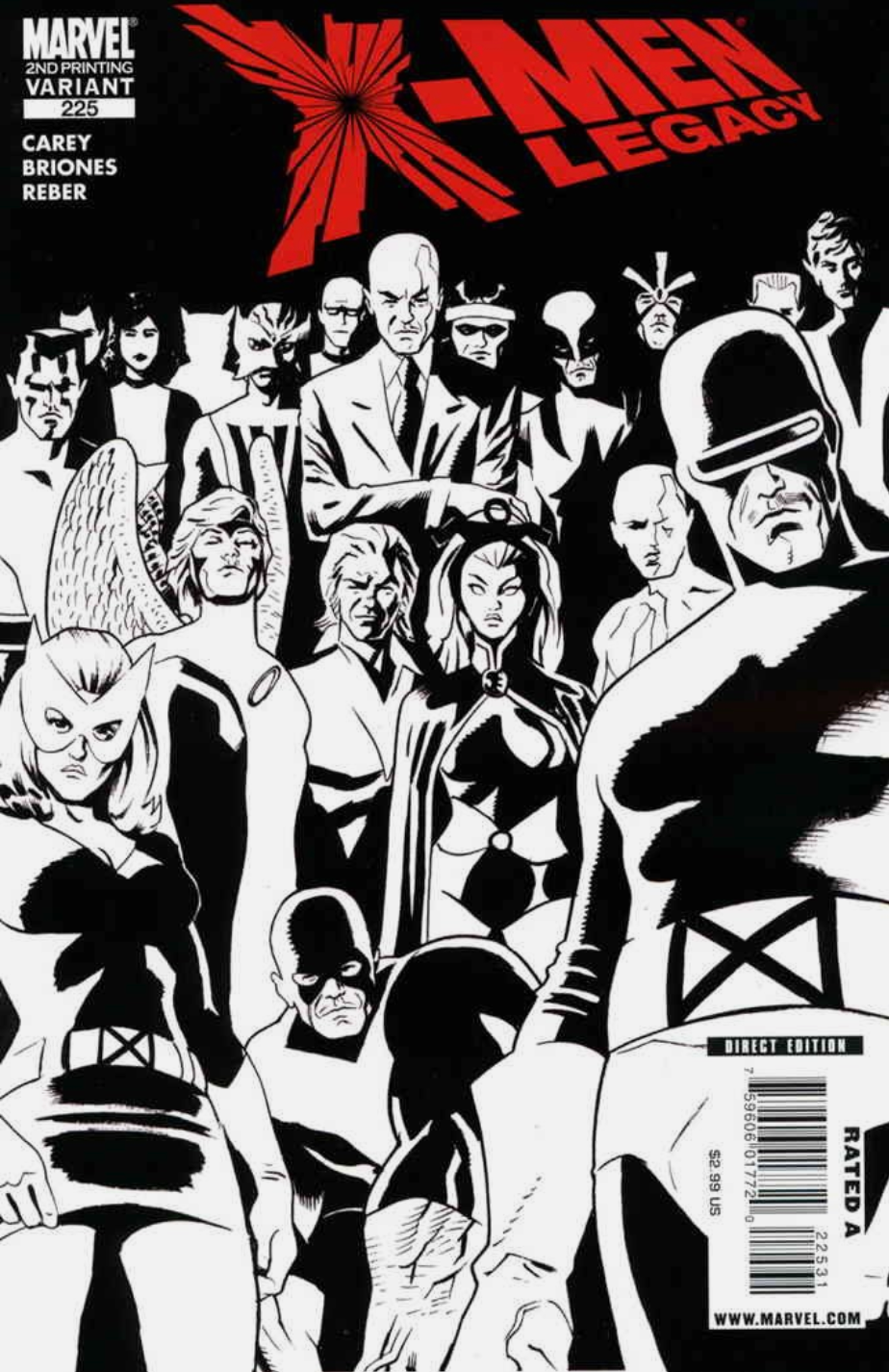 X-MEN LEGACY #225 2ND PRINT VARIANT 2008