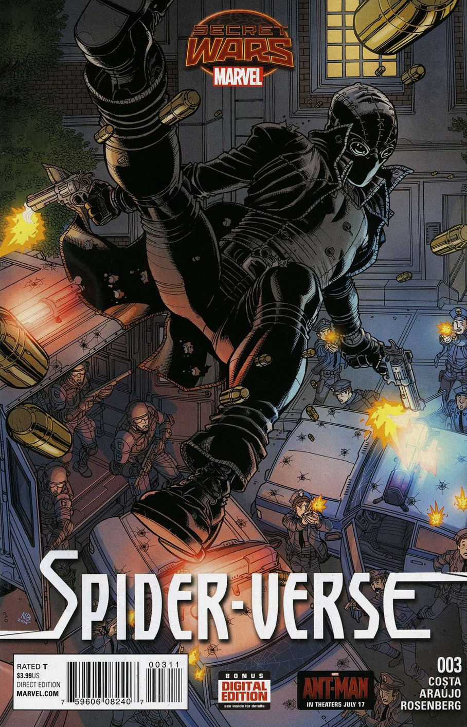 SPIDER-VERSE #3 SPIDER-MAN NOIR SECRET WARS 2015