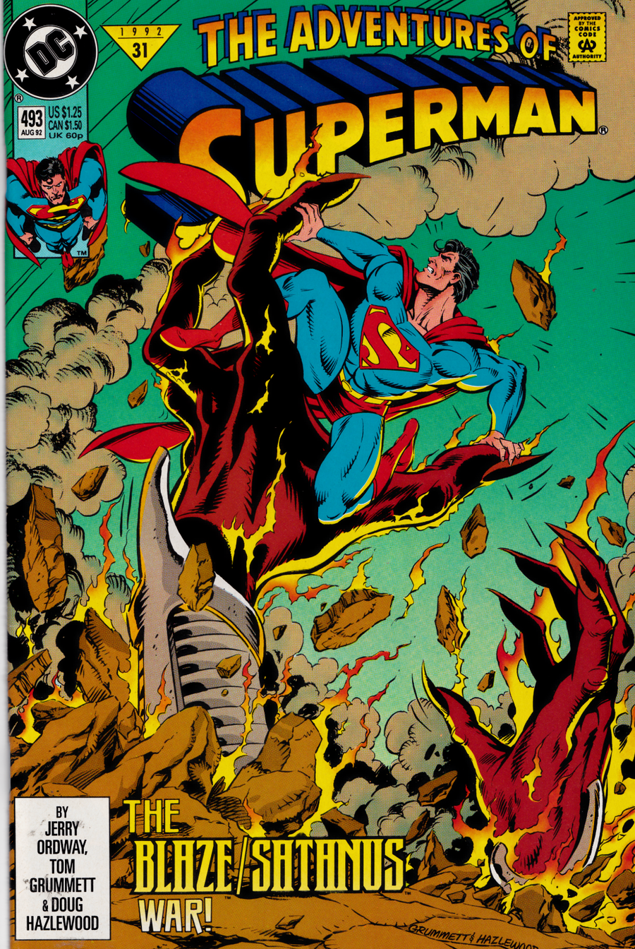 ADVENTURES OF SUPERMAN #493 1992 Superman DC COMCS