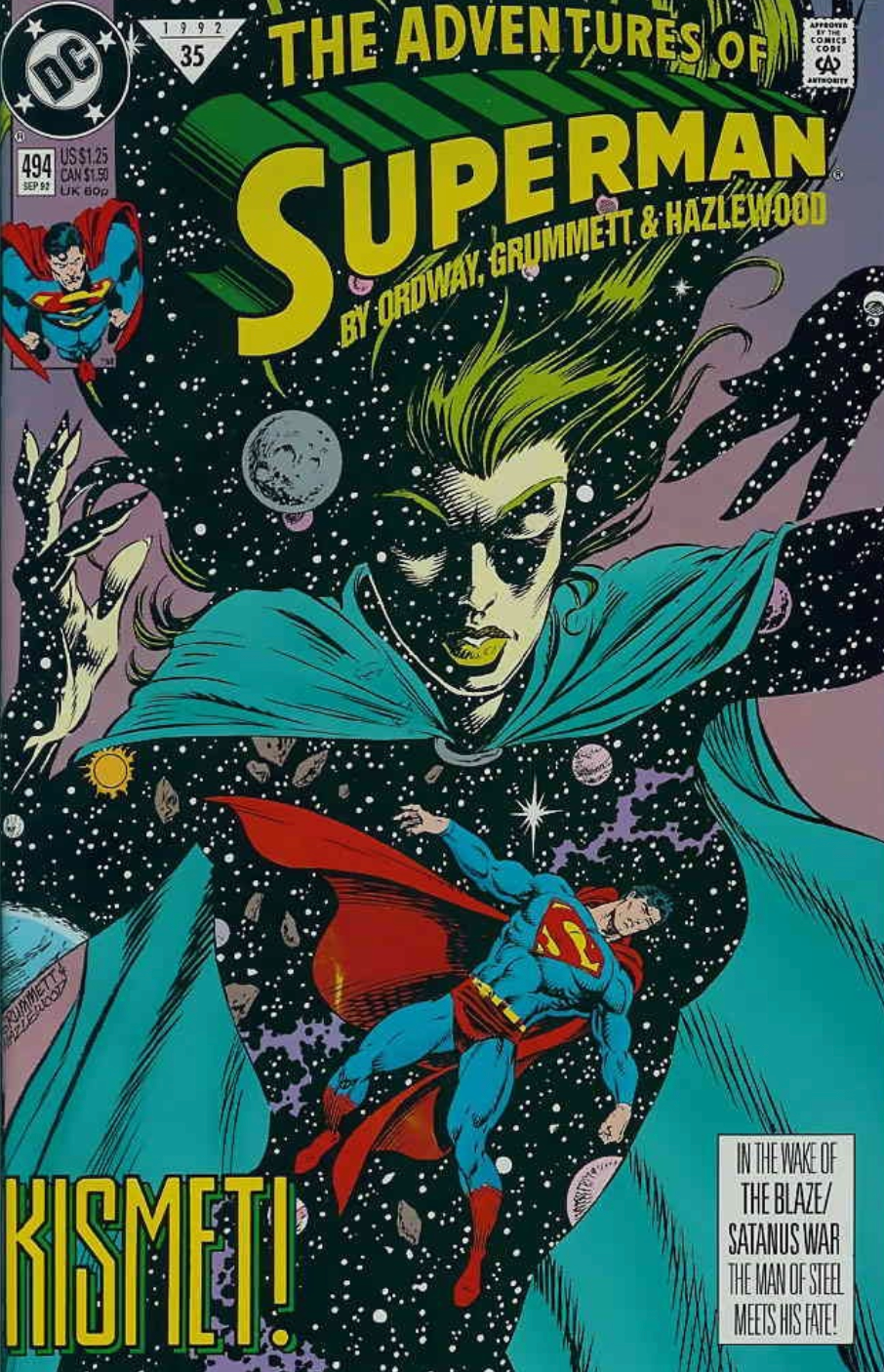 ADVENTURES OF SUPERMAN #494 1992 Superman DC COMCS