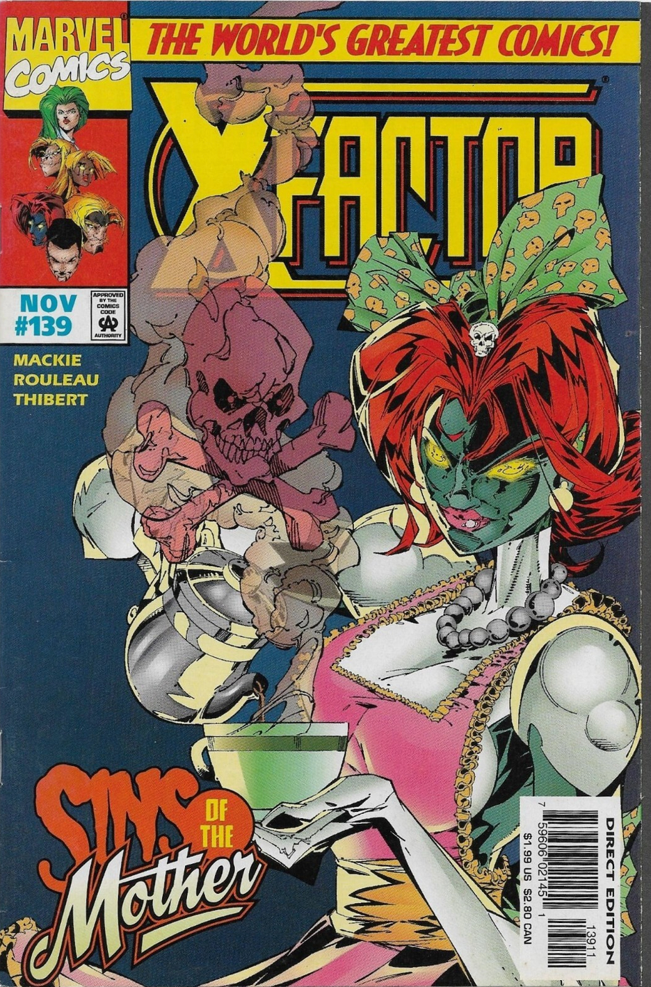 X-FACTOR #139 1997 X-Factor MARVEL COMICS