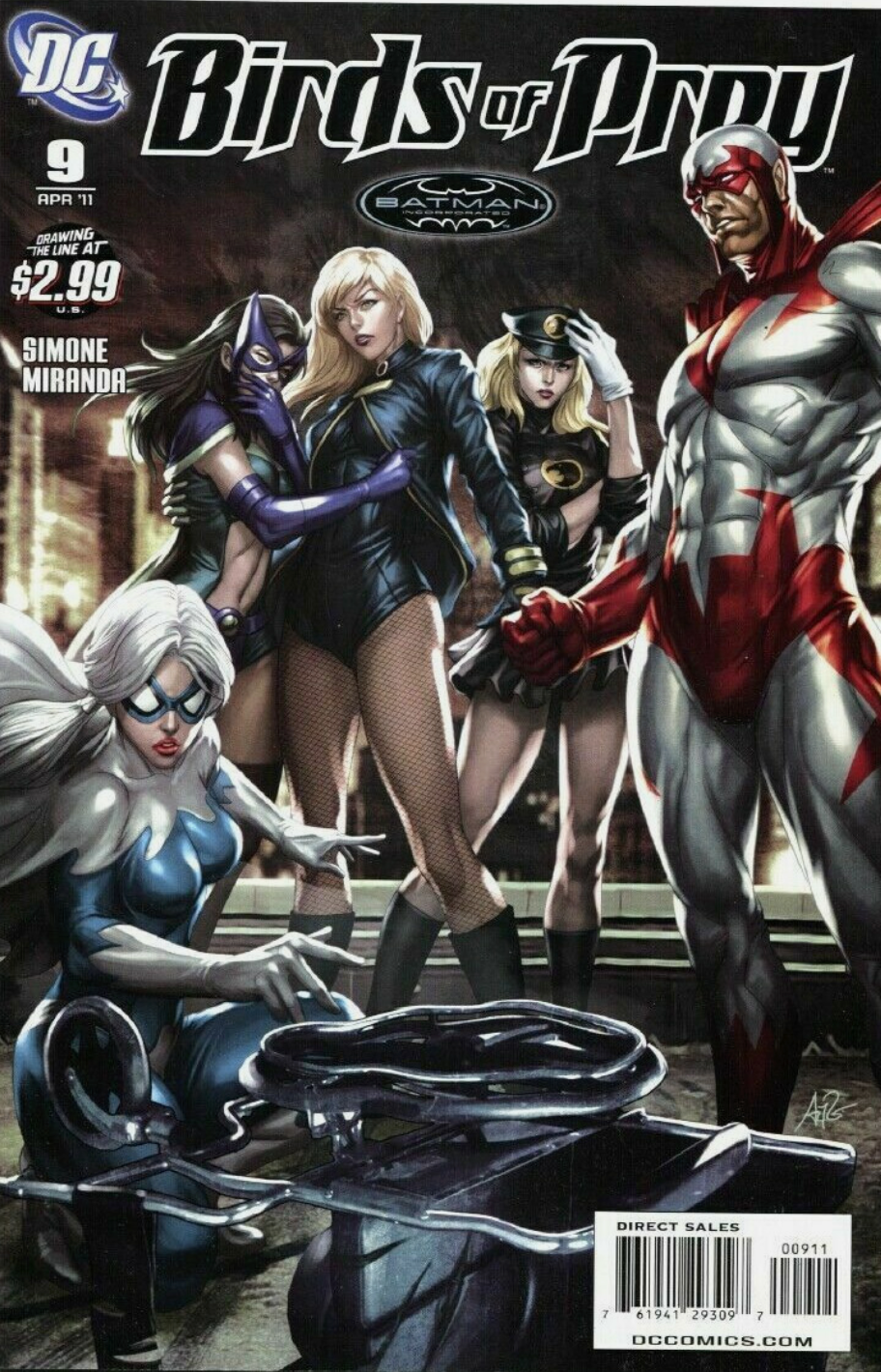 BIRDS OF PREY #9 ARTGERM COVER 2011