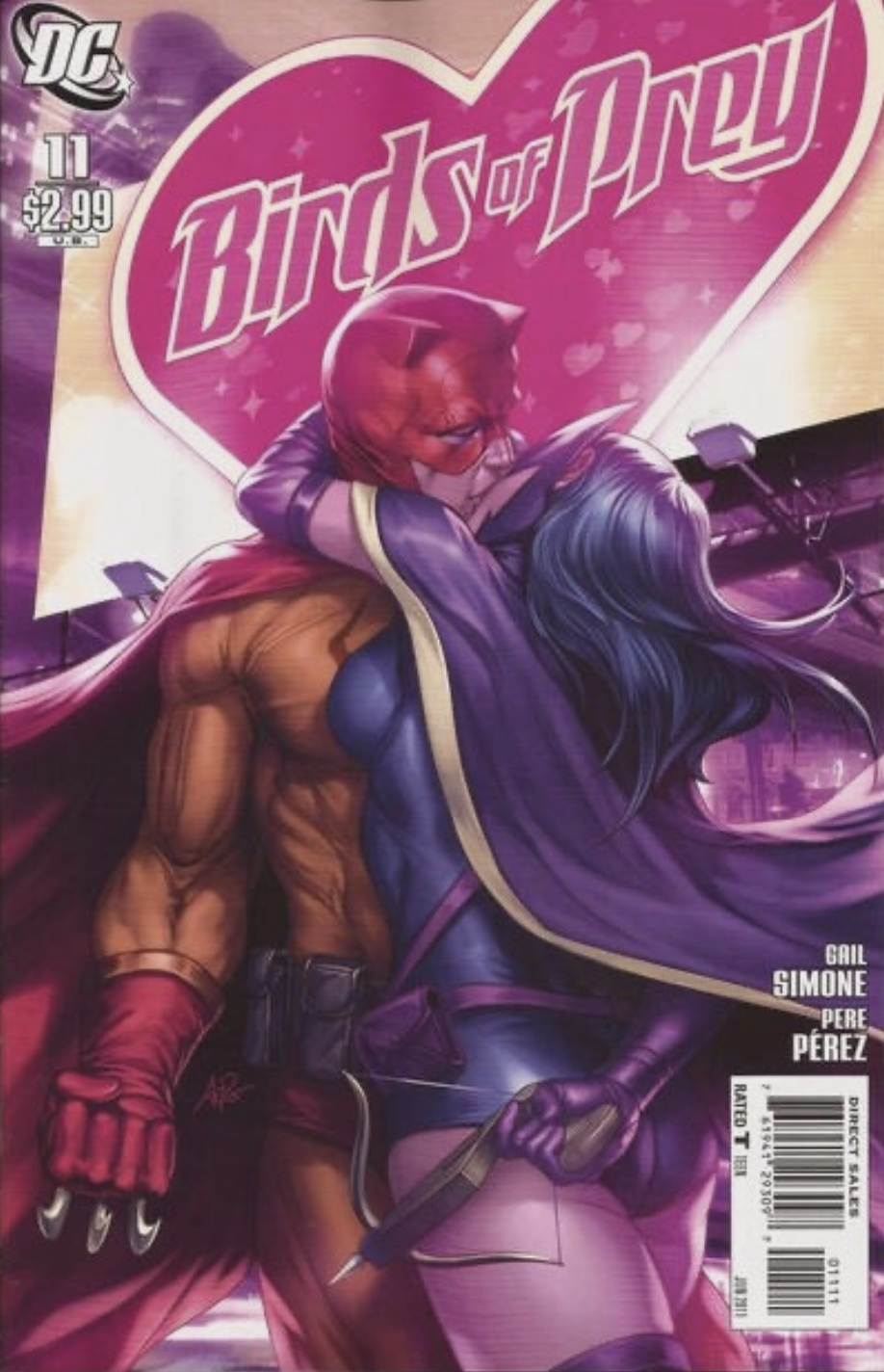 BIRDS OF PREY #11 ARTGERM COVER 2011