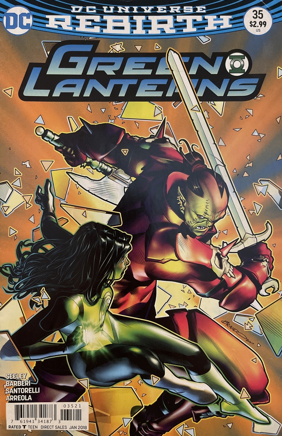 GREEN LANTERNS REBIRTH #35 2018