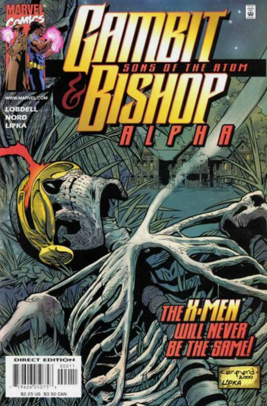 GAMBIT & BISHOP ALPHA #1 2001 MARVEL COMCS