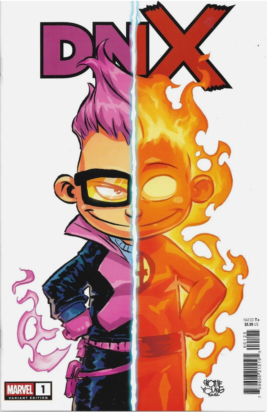 09/16/2026 DNX #1 TRUE BELIEVERS BLIND BAG HUMAN TORCH KID OMEGA SKOTTIE YOUNG VARIANT