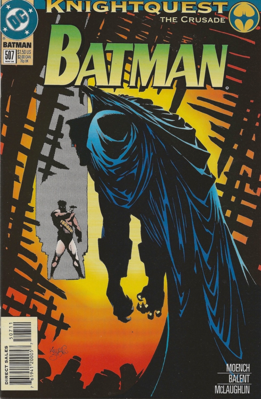 BATMAN #507 1994 KNIGHTQUEST Batman DC COMICS