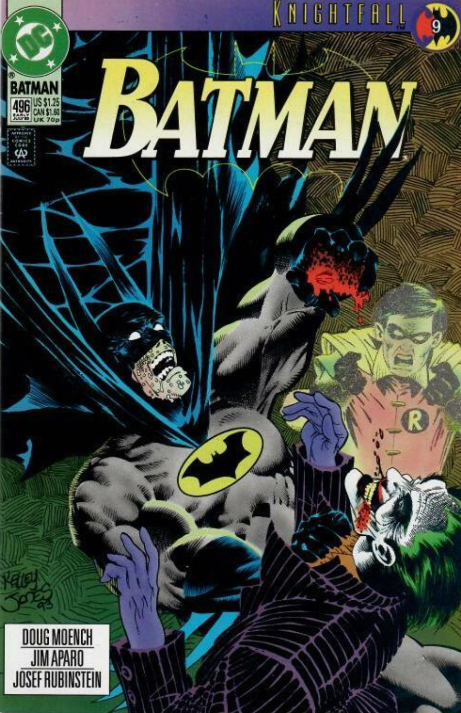 BATMAN #496 1993 KNIGHTFALL
