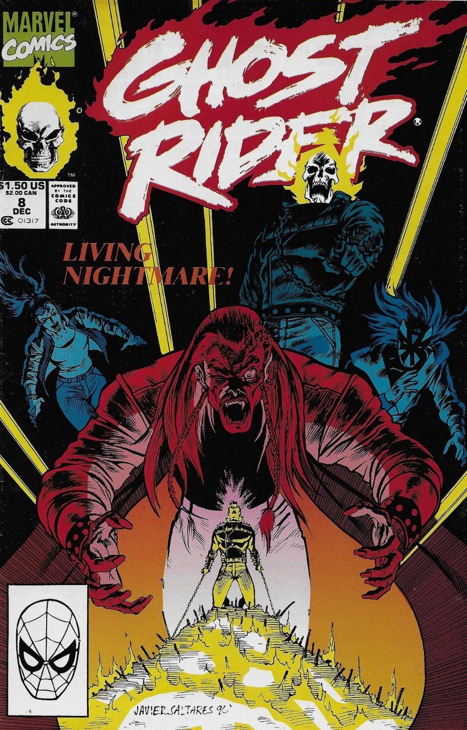 GHOST RIDER #8 1990 Ghost Rider MARVEL COMCS