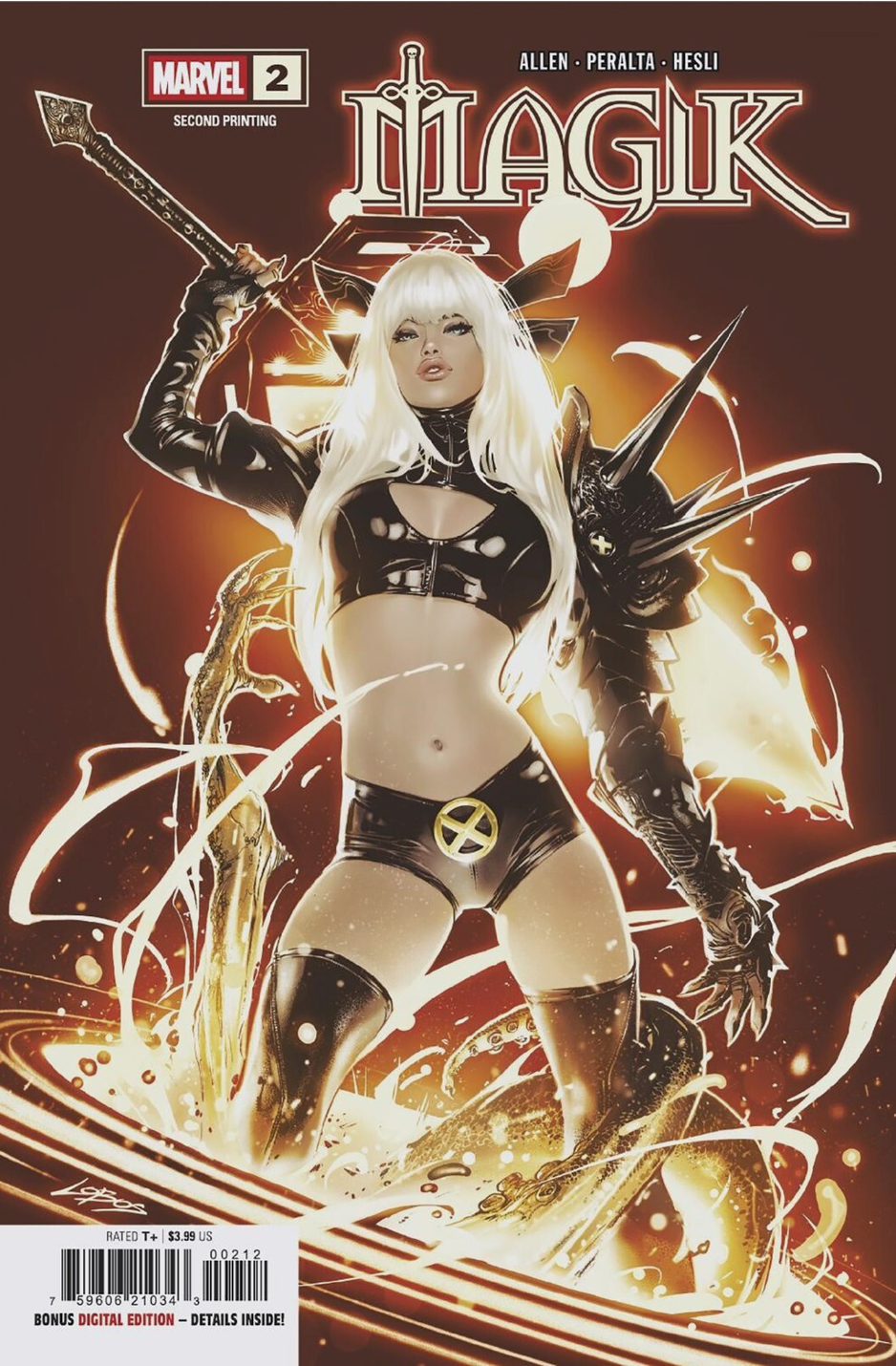 MAGIK #2 PABLO VILLALOBOS 2ND PRINT VARIANT 2025 Magik MARVEL PRH