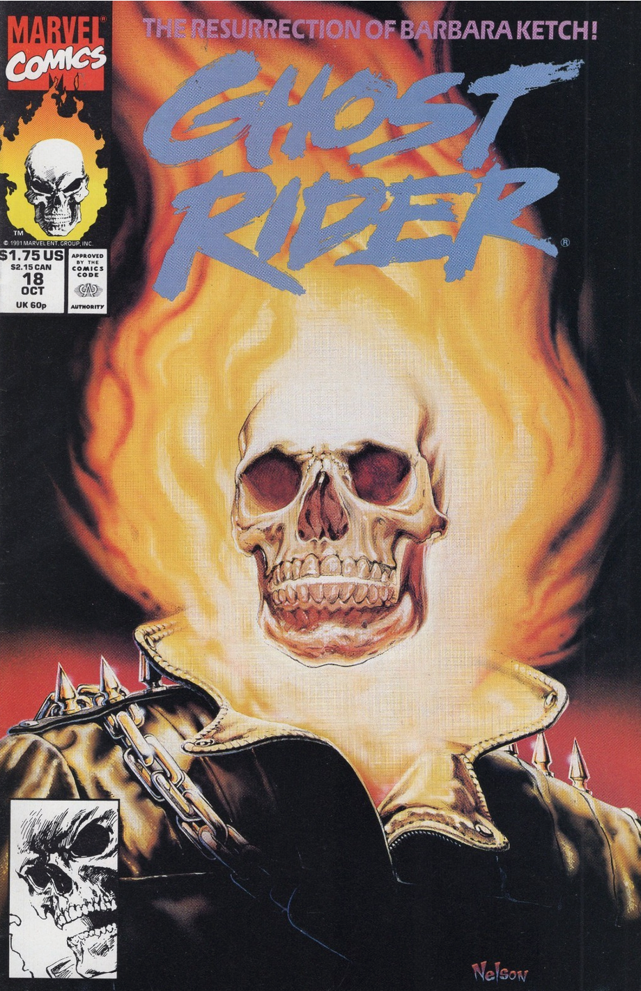 GHOST RIDER #18 1991