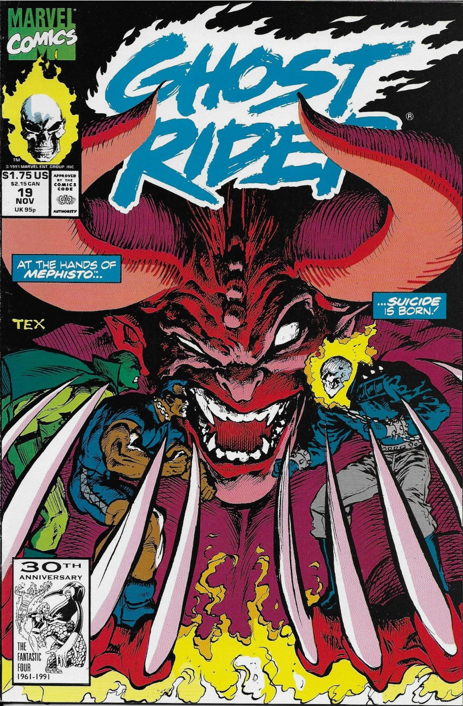 GHOST RIDER #19 1991